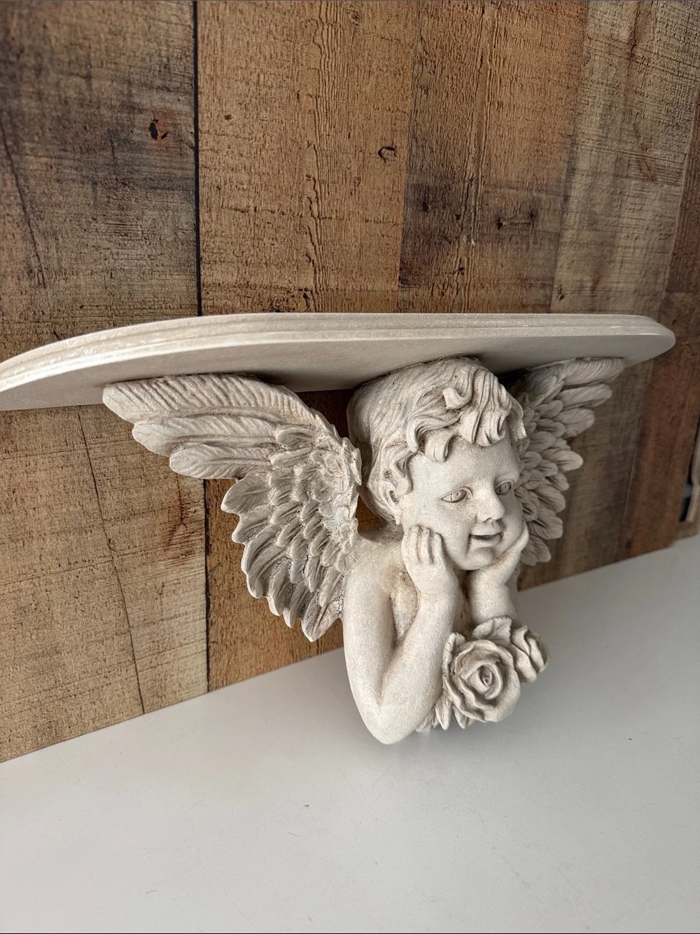 Cherub Wall Shelf Decorative Home Wall Decor